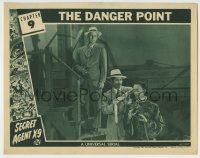 4f0564 SECRET AGENT X-9 chapter 9 LC 1945 young Lloyd Bridges, Universal WWII serial, Danger Point!