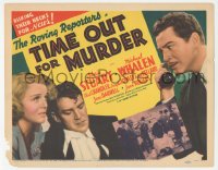 4f0480 TIME OUT FOR MURDER TC 1938 Gloria Stuart, Michael Whalen, The Roving Reporters, very rare!