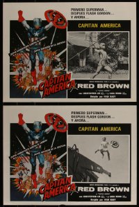 4f0015 CAPTAIN AMERICA 7 Mexican LCs 1979 cool Marvel superhero border art, wacky costume!