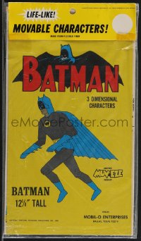 4f0266 BATMAN 3-dimensional paper doll 1960s life-like movable character, original package, rare!