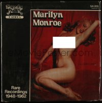 4f0012 MARILYN MONROE 33 1/3 RPM record 1979 Rare Recordings 1948-1962, Golden Dreams nude on cover!