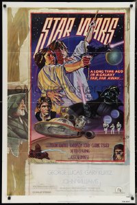 4f0980 STAR WARS style D NSS style 1sh 1978 George Lucas, circus poster art by Struzan & White!