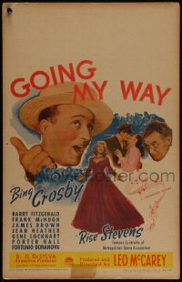 4f0052 GOING MY WAY WC 1944 Bing Crosby, Rise Stevens & Barry Fitzgerald in Leo McCarey's classic!