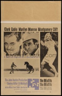4f0070 MISFITS WC 1961 sexy Marilyn Monroe, Clark Gable, Montgomery Clift, John Huston!
