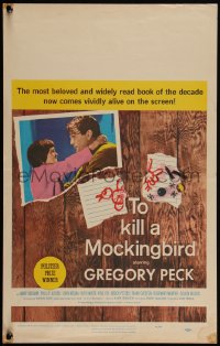4f0093 TO KILL A MOCKINGBIRD WC 1963 Gregory Peck classic, from Harper Lee's famous novel!