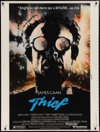 4g0766 THIEF 30x40 1981 Michael Mann, cool image of James Caan, ultra rare!