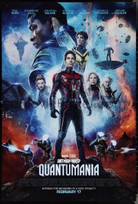 4g0783 ANT-MAN & THE WASP: QUANTUMANIA int'l advance DS 1sh 2023 Rudd in the role, Lilly as Wasp!
