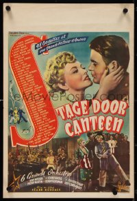 4g0425 STAGE DOOR CANTEEN Belgian 1947 Borzage directed all-star musical, Harpo Marx!