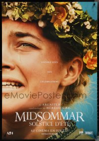 4g0028 MIDSOMMAR teaser Canadian 1sh 2019 Aster Swedish horror, creepy image of crying Florence Pugh!