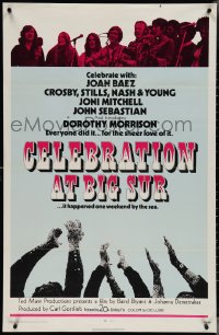 4g0830 CELEBRATION AT BIG SUR int'l 1sh 1971 celebrate with Joan Baez, Crosby, Stills, Nash & Young!