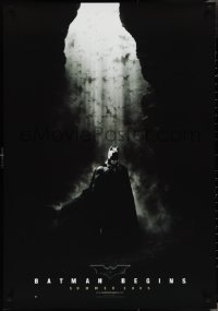 4g0209 BATMAN BEGINS 27x39 French commercial poster 2005 Christian Bale as the Caped Crusader & bats