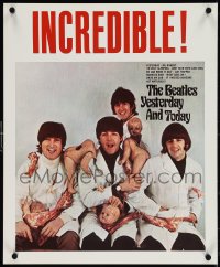 4g0478 BEATLES 18x22 commercial poster 2000s John, Paul, George & Ringo, Yesterday and Today!