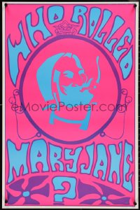 4g0216 WHO ROLLED MARY JANE 23x35 commercial poster 1969 Zig-Zag, psychedelic artwork by Bill Olive!