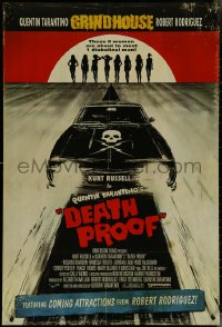 4g0849 DEATH PROOF int'l DS 1sh 2007 Tarantino's Grindhouse, great car & sexy silhouettes art!