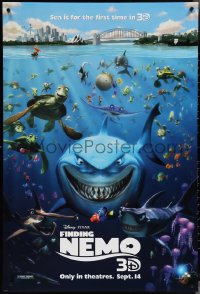 4g0870 FINDING NEMO advance DS 1sh R2012 Disney & Pixar animated fish movie, cool image of cast!