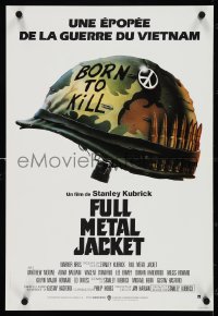 4g0429 FULL METAL JACKET French 16x23 1987 Stanley Kubrick Vietnam War movie, Philip Castle art!
