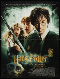 4g0431 HARRY POTTER & THE CHAMBER OF SECRETS French 16x21 2002 Daniel Radcliffe, Emma Watson, Grint!