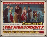 4g0631 HIGH & THE MIGHTY 1/2sh 1954 John Wayne, Claire Trevor, directed by William Wellman!