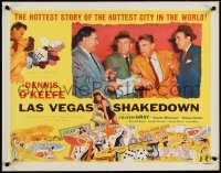 4g0634 LAS VEGAS SHAKEDOWN style A 1/2sh 1955 gambling Dennis O'Keefe in the world's most fabulous city!