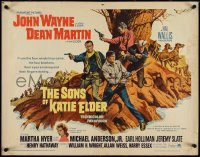 4g0645 SONS OF KATIE ELDER 1/2sh 1965 John Wayne, Dean Martin, sexy Martha Hyer!