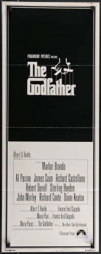 4g0531 GODFATHER int'l insert 1972 Francis Ford Coppola classic, great art by S. Neil Fujita!