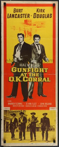 4g0533 GUNFIGHT AT THE O.K. CORRAL insert 1957 Burt Lancaster, Kirk Douglas, directed by Sturges!