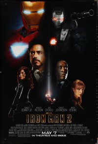 4g0915 IRON MAN 2 advance DS 1sh 2010 Marvel, Downey Jr, Cheadle, Paltrow, Scarlett Johansson!