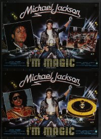 4g0620 WIZ 4 Italian 18x26 pbustas 1984 Michael Jackson, misleading I'M Magic, ultra rare!