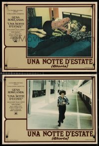 4g0625 GLORIA 2 Italian 13x18 pbustas 1980 John Cassavetes directed, cool images of Gena Rowlands!