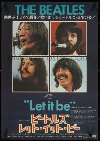 4g0710 LET IT BE Japanese 1970 Beatles, John Lennon, Paul McCartney, Ringo Starr, George Harrison!