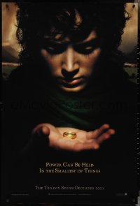 4g0940 LORD OF THE RINGS: THE FELLOWSHIP OF THE RING teaser DS 1sh 2001 J.R.R. Tolkien, power!