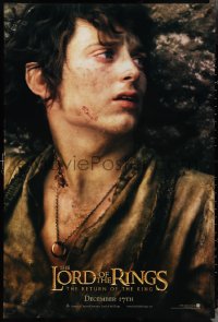 4g0946 LORD OF THE RINGS: THE RETURN OF THE KING teaser DS 1sh 2003 Elijah Wood as tortured Frodo!