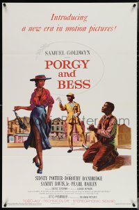 4g0982 PORGY & BESS 1sh 1959 Sidney Poitier, Dorothy Dandridge & Sammy Davis Jr, TODD-AO!