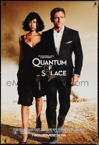 4g0991 QUANTUM OF SOLACE advance 1sh 2008 Daniel Craig as James Bond, sexy Olga Kurylenko!
