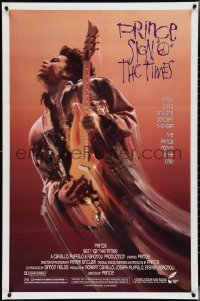 4g1033 SIGN 'O' THE TIMES 1sh 1987 rock and roll concert, great image of Prince w/guitar!