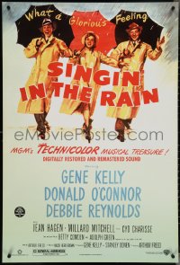 4g1035 SINGIN' IN THE RAIN DS 1sh R2000 Gene Kelly, Donald O'Connor, Debbie Reynolds!
