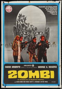4g0083 DAWN OF THE DEAD Spanish 1979 George Romero, completely different Jano horror art!