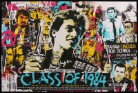 4g0274 CLASS OF 1984 signed #44/84 24x36 art print 2011 by James Rheem Davis, bad punk teens, 1st!