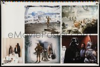 4g0199 EMPIRE STRIKES BACK printer's test 25x38 special poster 1980 Darth Vader, Boba Fett, trap!