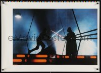 4g0204 EMPIRE STRIKES BACK printer's test 25x35 special poster 1980 Luke and Darth Vader battle!
