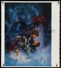 4g0206 EMPIRE STRIKES BACK printer's test 25x28 special poster 1980 Gone With The Wind art by Kastel!