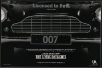 4g0493 LIVING DAYLIGHTS 12x18 special poster 1986 great image of classic Aston Martin car grill!