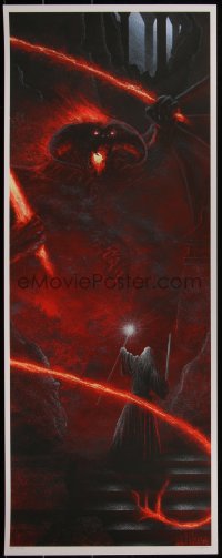4g0321 LORD OF THE RINGS signed #34/39 artist's proof 12x31 art print 2012 by JC Richard, Fellowship