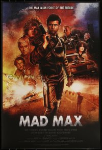 4g0299 MAD MAX #1/250 24x36 art print 2014 Miller, different art of cop Mel Gibson by Paul Shipper!