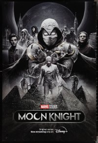 4g0196 MOON KNIGHT DS tv poster 2022 Walt Disney Marvel Comics, Oscar Isaac, great cast montage!