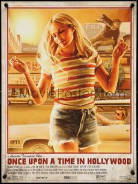 4g0378 ONCE UPON A TIME IN HOLLYWOOD signed #26/100 18x24 art print 2020 by artist Robert Bruno!