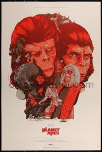 4g0305 PLANET OF THE APES #88/150 24x36 art print 2011 art by Martin Ansin, Sideshow variant!