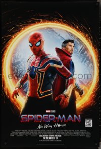 4g1048 SPIDER-MAN: NO WAY HOME int'l advance DS 1sh 2021 great action image w/ Tom Holland in title role!