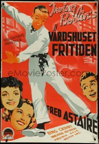 4g0072 HOLIDAY INN Swedish 1943 Fred Astaire, Bing Crosby, Irving Berlin, Aberg art, ultra rare!