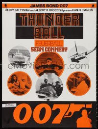 4g0022 THUNDERBALL Swiss R1970s different image of Sean Connery as secret agent James Bond 007!